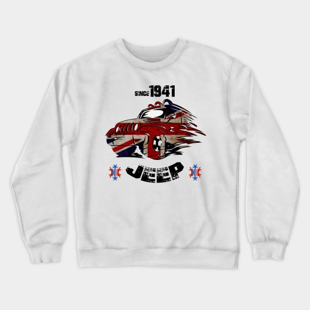 jeep Crewneck Sweatshirt by sopiansentor8